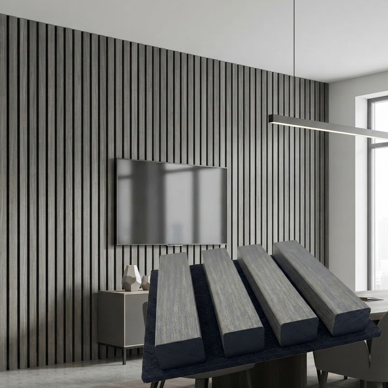PS Salt Acoustic Panel - Durable Acoustic Wall Slat Panel for Superior Soundproofing and Stylish Interior Decoration